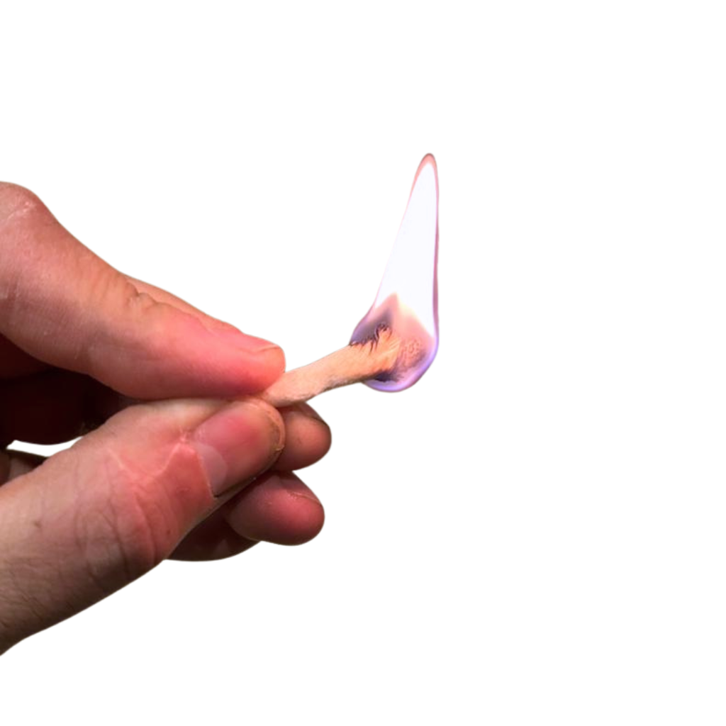 Eco-Friendly Cotton Fire Starter Stick ~ 8 Minute burn time (up to 50 Fires)