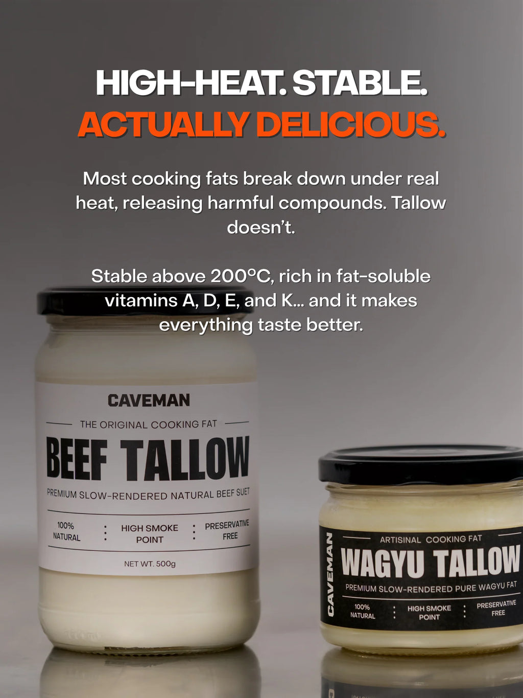 Wagyu Tallow for Cooking and Searing 500 grams (Copy)