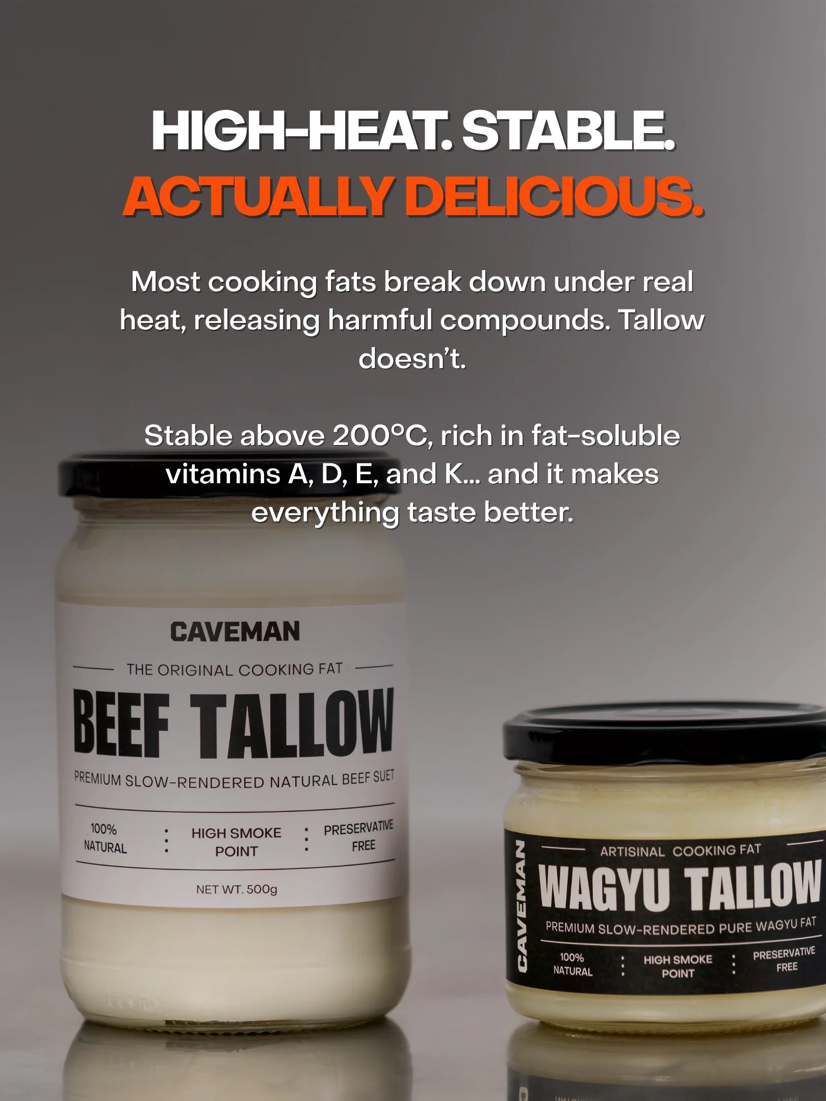 Wagyu Tallow for Cooking and Searing 500 grams (Copy)