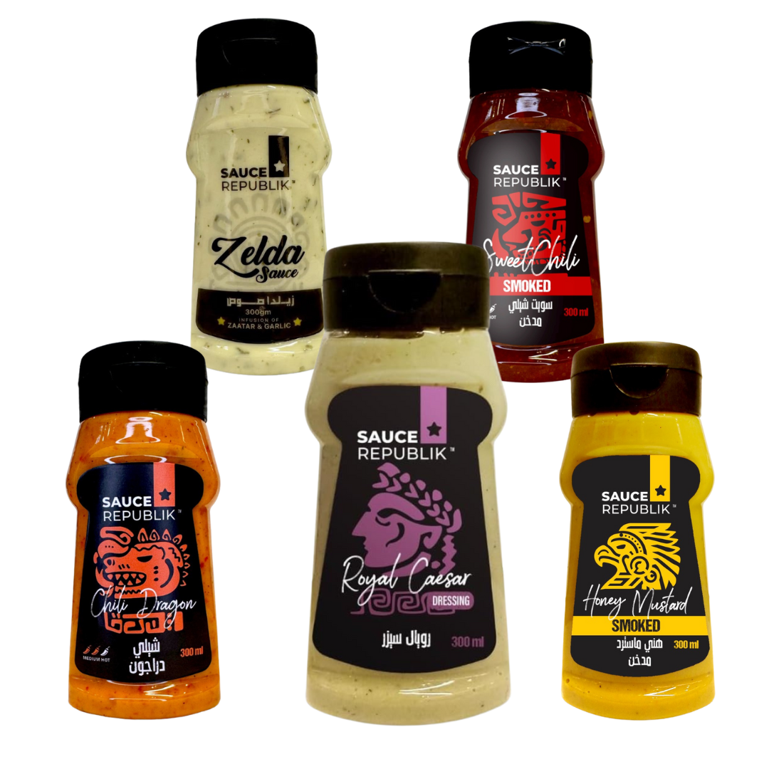 Sauce Republik Full Set (Mild Heat 4 Flavors)