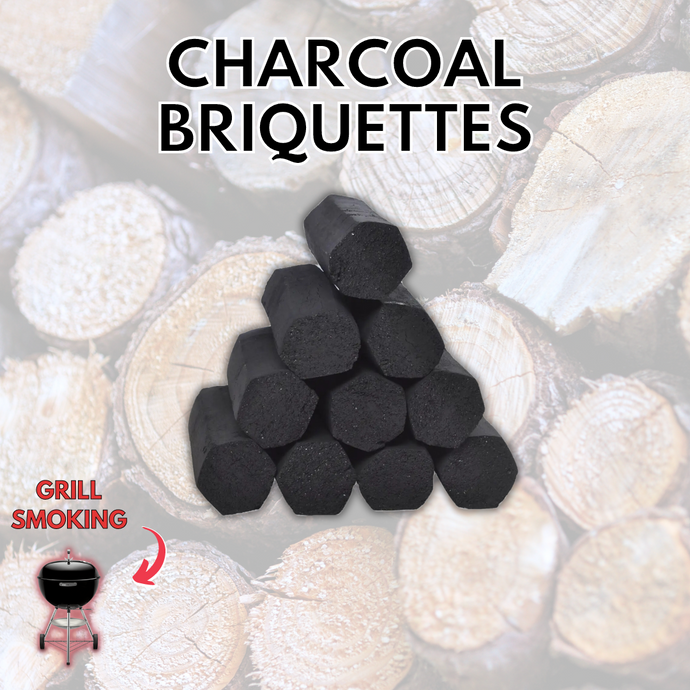 Charcoal Briquettes for BBQ and Smoking