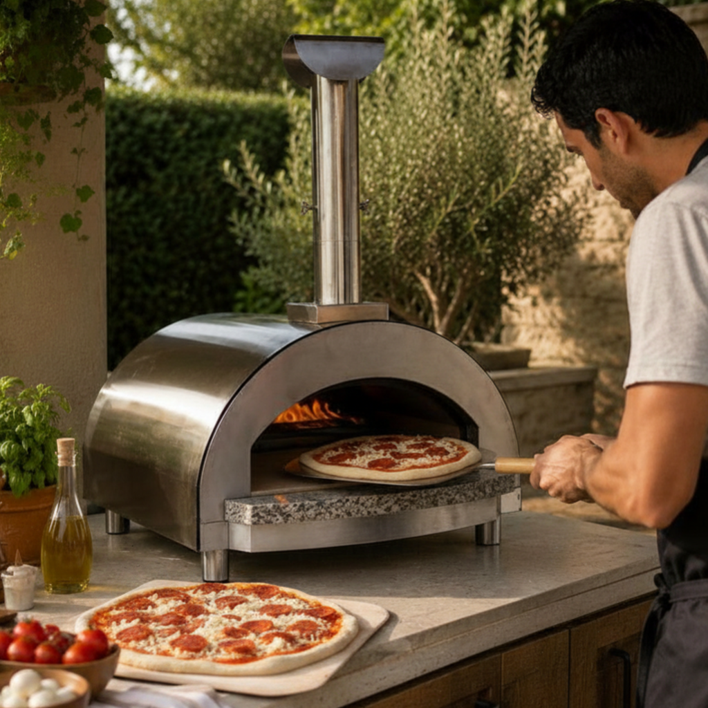 Pomodoro Countertop Gas Powered Pizza Oven  - Model P4