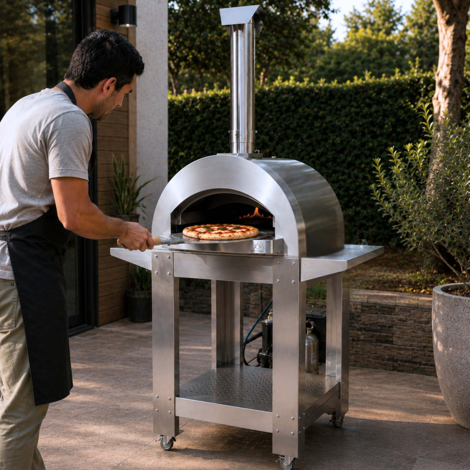 Pomodoro Standing Gas Powered Pizza Oven  - Model P3