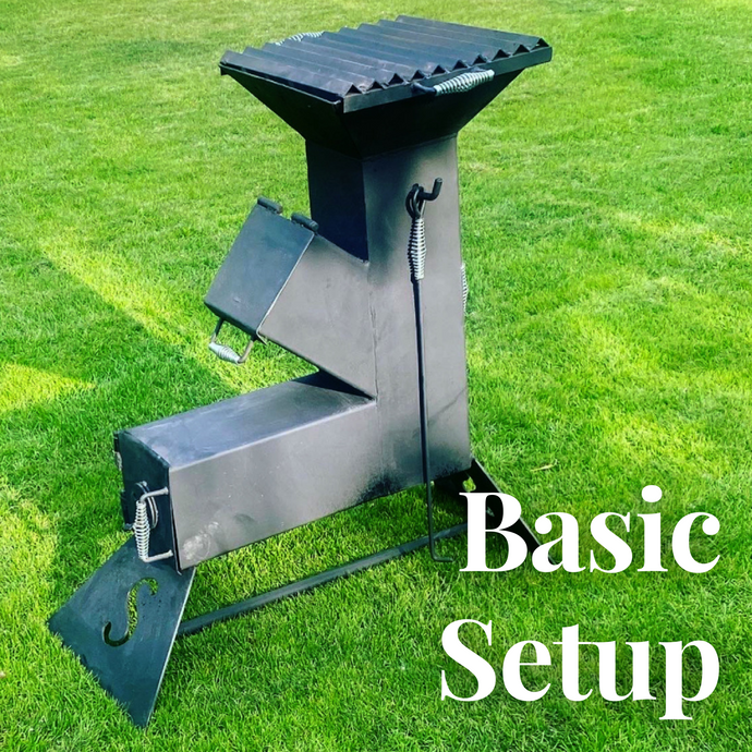 Rocket Stove for Garden and Outdoor BBQ