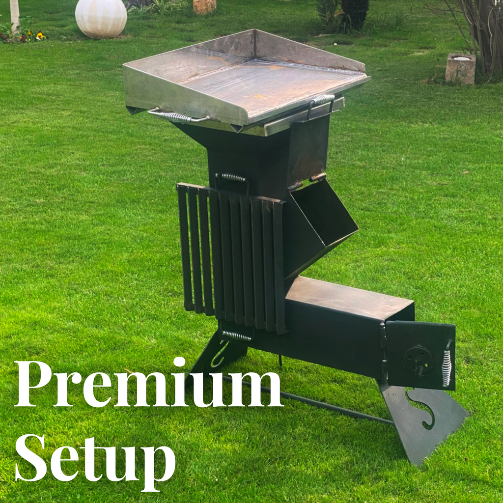 Rocket Stove for Garden and Outdoor BBQ