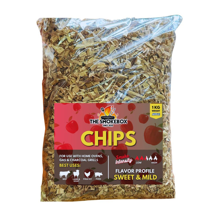 Apple Wood Chips for BBQ and Smoking