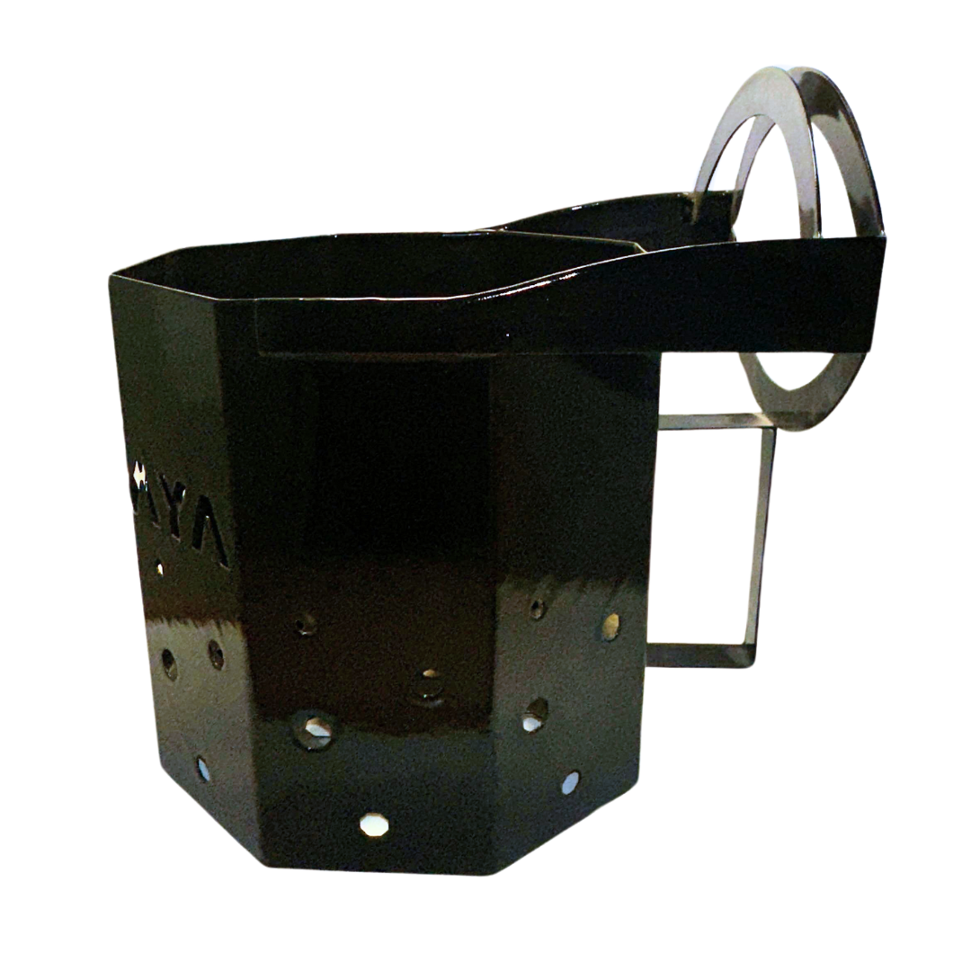 Charcoal Starter With Handle Enamel Coated - Large