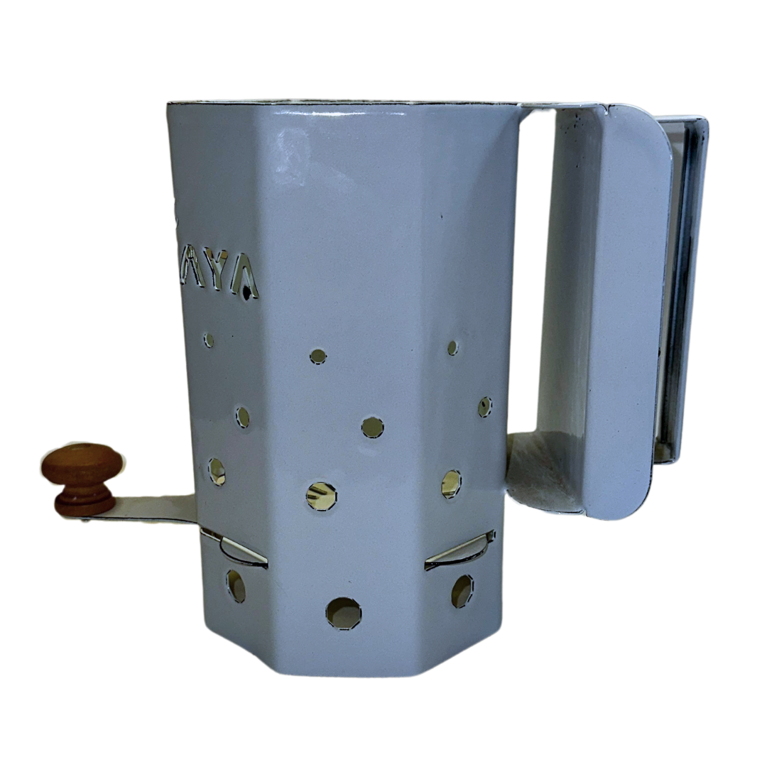 Charcoal Starter With Easy Release Enamel Coated - Small