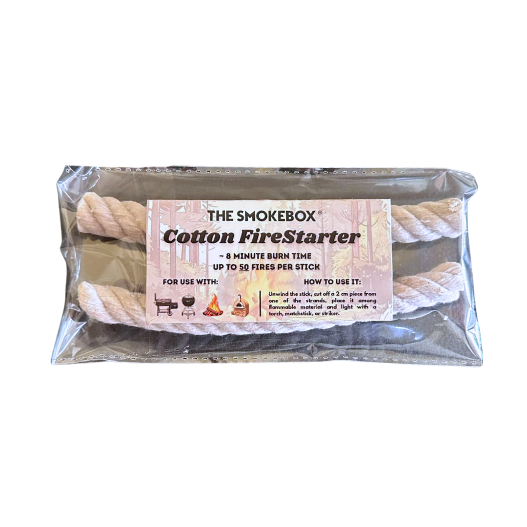 Eco-Friendly Cotton Fire Starter Sticks ~ 8 Minute burn time (up to 50 Fires)