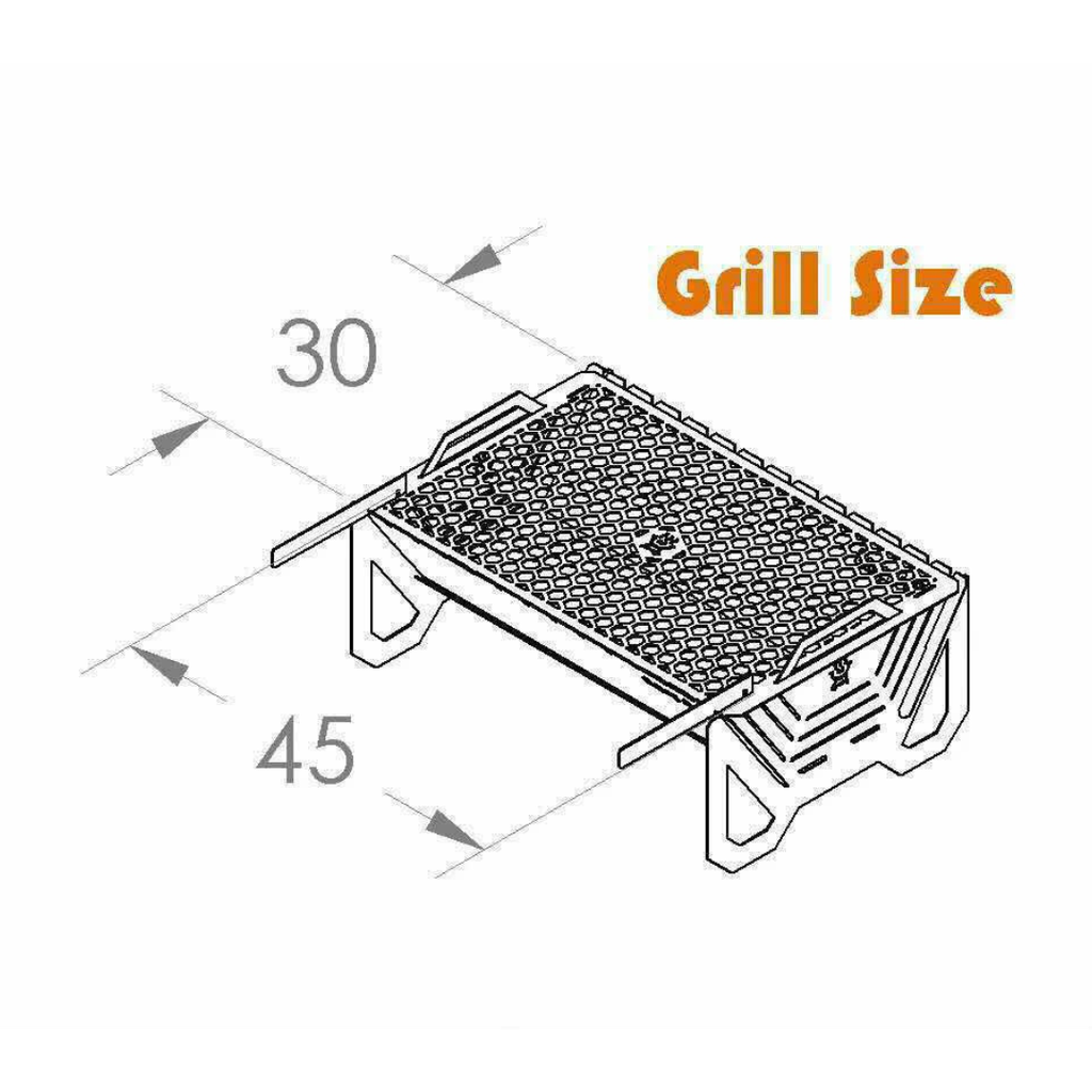 EasyGrill Charcoal Grill for Outdoor BBQ (Enamel Black)
