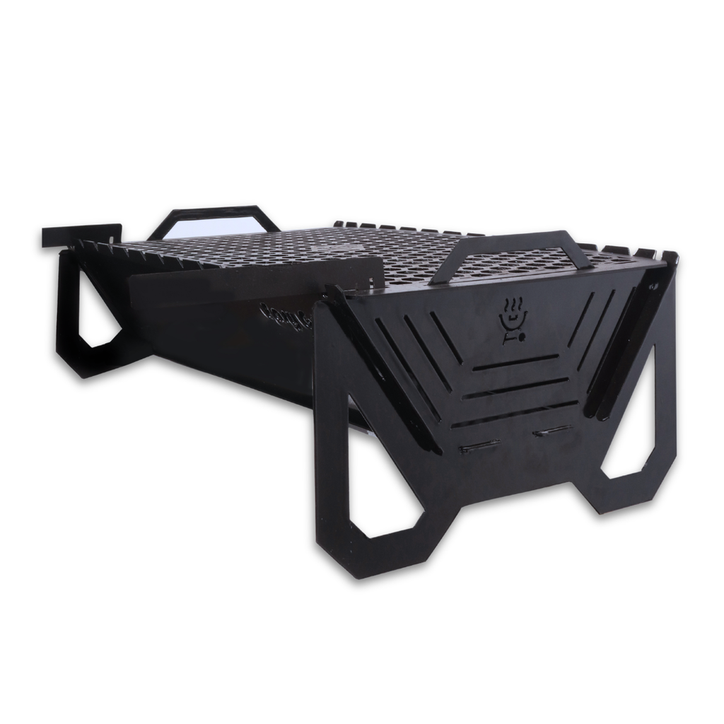 EasyGrill Charcoal Grill for Outdoor BBQ (Enamel Black)