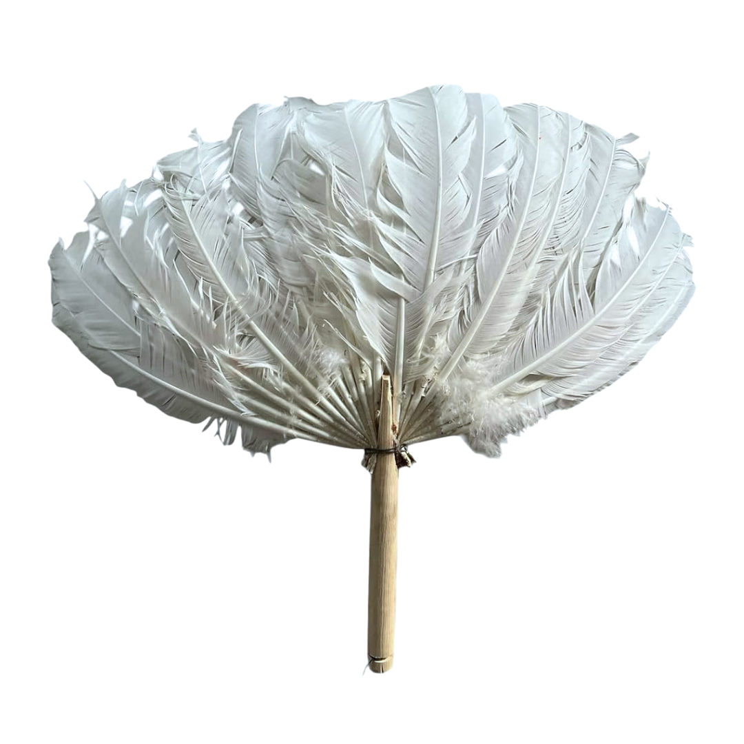 Feather Fan for BBQ and Fire Management