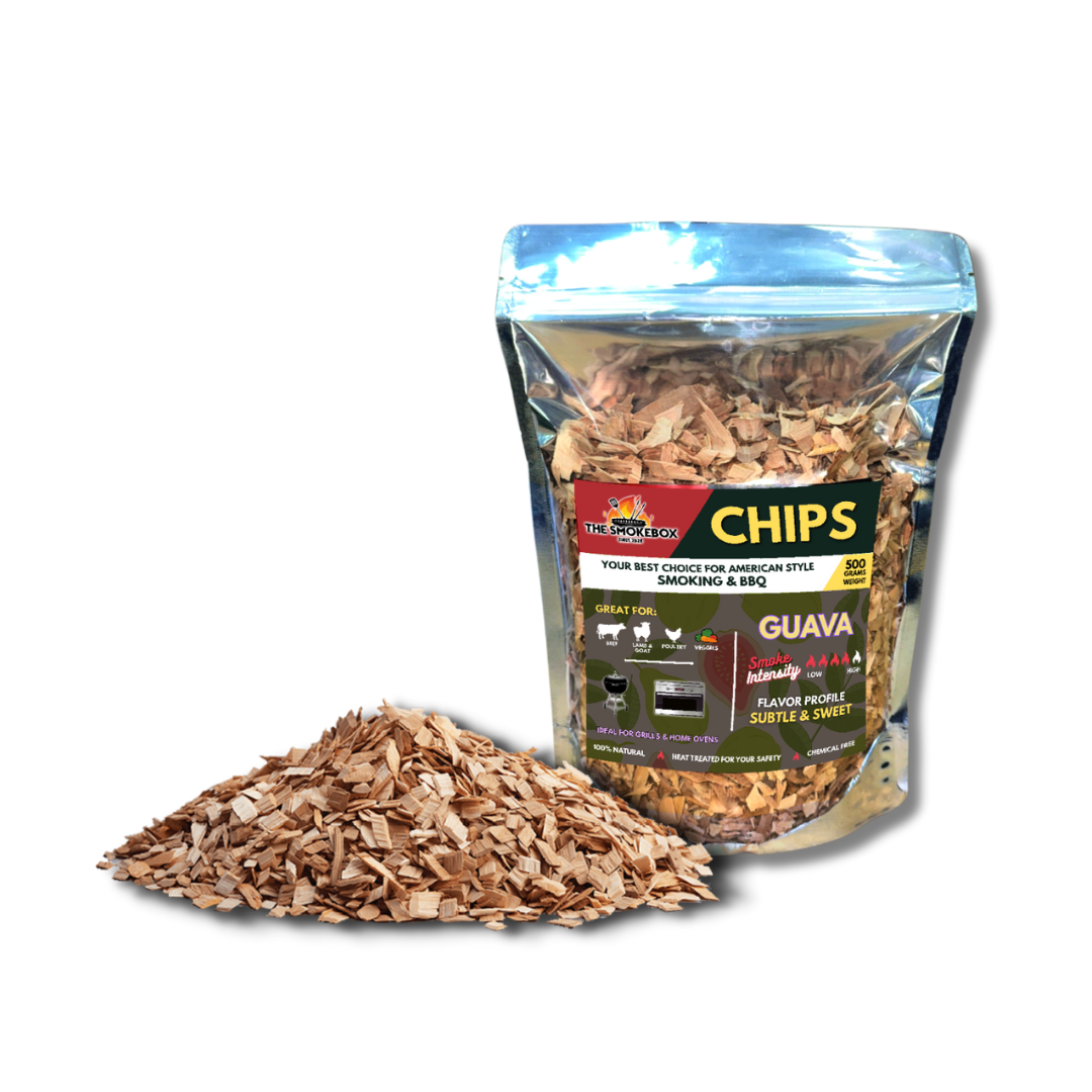 Guava Wood Chips for BBQ and Smoking 500g