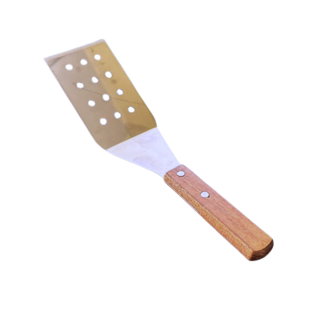 Stainless Steel Grilling Spatula for Flipping Burgers