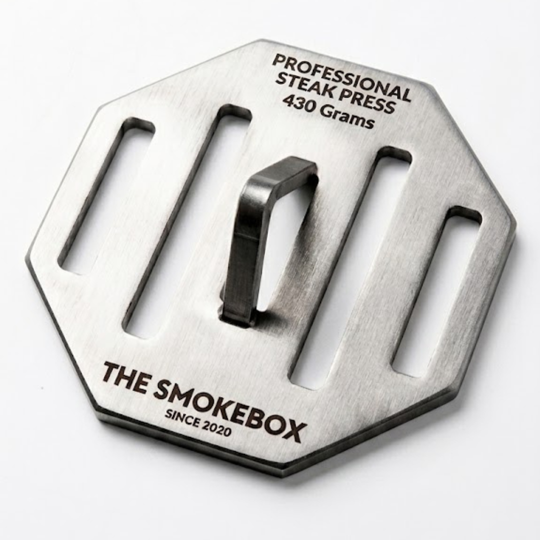 Octagonal Steak Press Stainless Steel 430 Grams