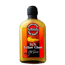 Load image into Gallery viewer, Felfelaty Yellow Ghost Pepper Hot Sauce (4/5 Heat)
